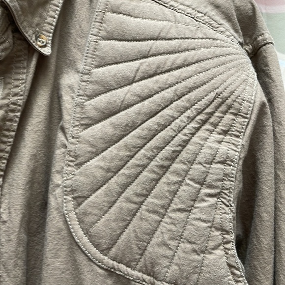 TAG Safari left handed Hunter khaki long sleeve button shirt XL - Picture 4 of 7